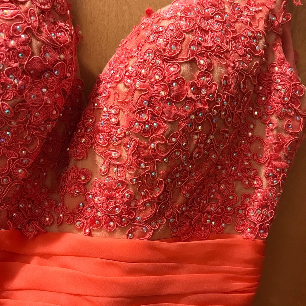 Pink short dress